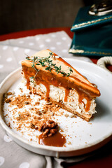 carrot cake with salted caramel