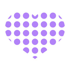 gradient abstract pattern heart
