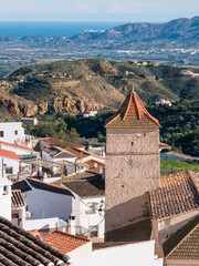 View over Bédar, Almeria, Andalusia, Spain