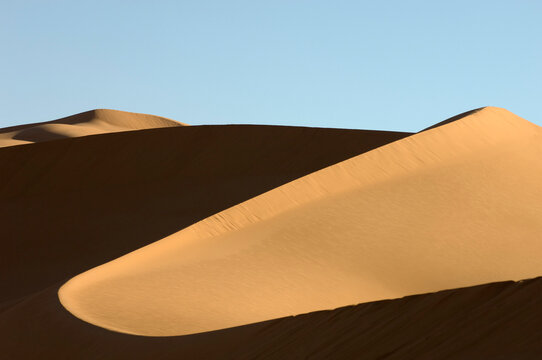 Sand dunes in a desert, Erg Awbari, Fezzan, Libya