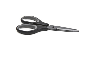 black/grey scissor closed isolated on white 