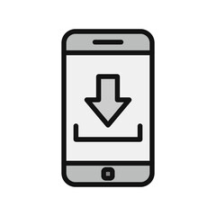 Smartphone Downnload Icon