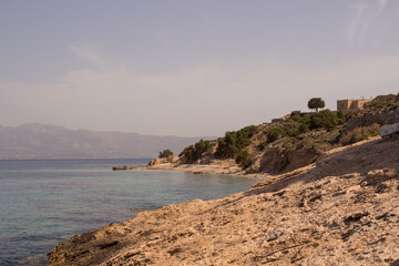 Plati is small Greek Island in Aegean Sea.