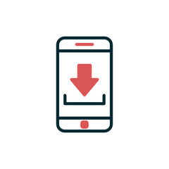 Smartphone Downnload Icon