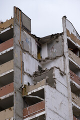 d&eacute;tail sur un immeuble d&eacute;saffect&eacute;