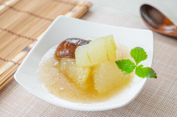 冬瓜の翡翠煮
