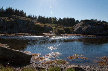 lake in the mountains