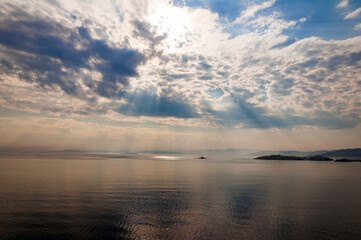 sunray over the archipelago