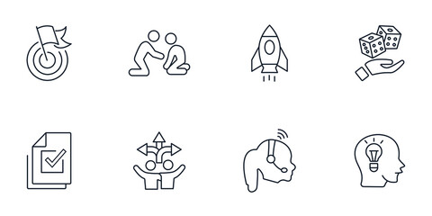 Shape the future icons set . Shape the future pack symbol vector elements for infographic web 