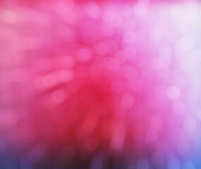 Pink bokeh in motion