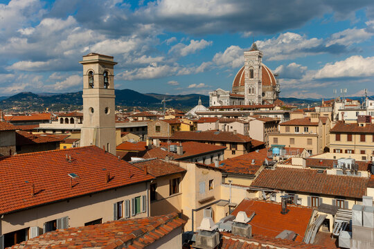 Rooftop View over Florence, Italy