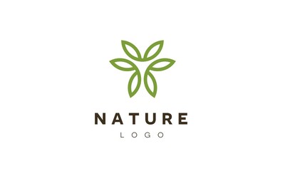 Green nature logo - obrazy, fototapety, plakaty