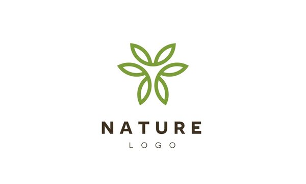 Green nature logo © charlesik