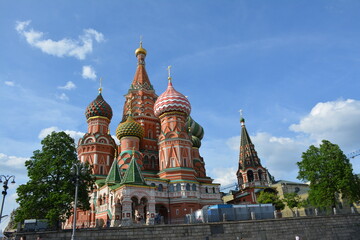 Fototapeta premium summer day in Moscow