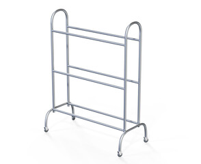 Realistic 3D Render of Metal Scaffolding