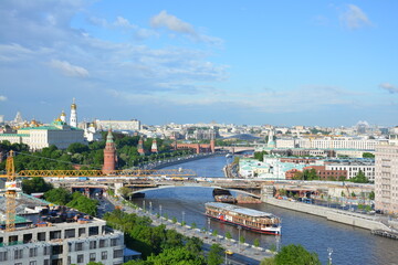 Fototapeta premium summer day in Moscow