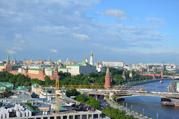 Fototapeta premium summer day in Moscow