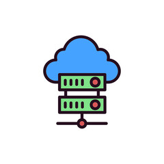 Cloud Server Icon