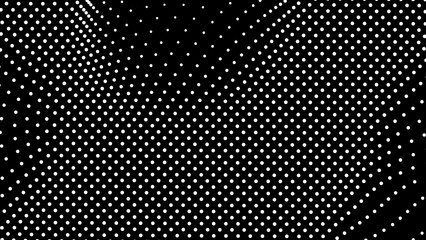 Dome-shaped protrusion part seine by stretching mesh for the illusion three-dimensional deformation of the surface. Screen media video trippy. Mesh LCD display. Scale size different hole space.