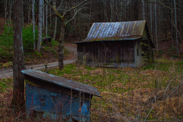 old wooden house