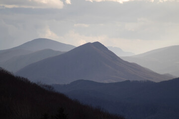 Fototapeta na wymiar Blue Ridge Mountains