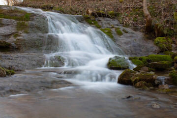 Obraz premium waterfall in the forest