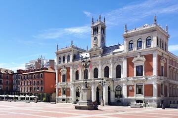 City hall of Valladolid - obrazy, fototapety, plakaty