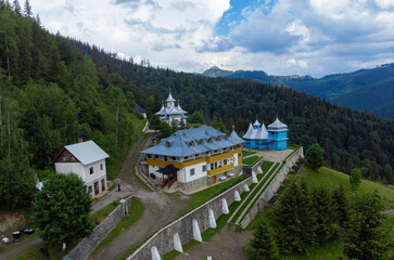 Fototapeta na wymiar Saint John Iacob Corlateni Monastery - Romania