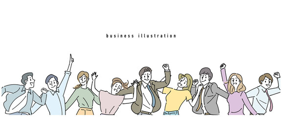 人物おしゃれイラスト素材