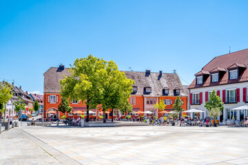 Marktplatz, Breisach am Rhein, Baden Württemberg, Deutschland 