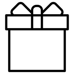 Obraz premium gift box icon