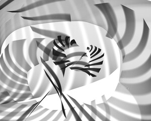 black and white abstract background