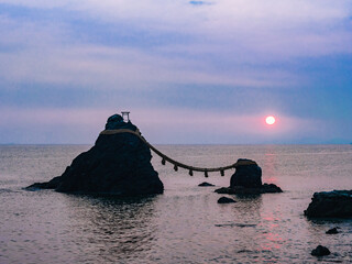 伊勢　二見浦の日の出