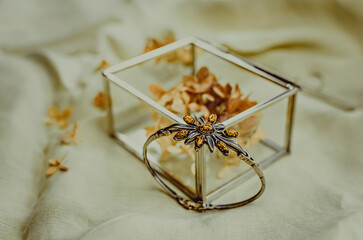 glass jewelry box