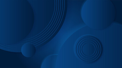 Modern minimal geometric blue background abstract design. Vector abstract graphic design banner pattern background template.