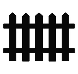 Fototapeta premium piece of wooden fence, black fence