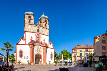 Naklejka premium Sankt Fridolinsmünster, Bad Saeckingen, Baden Wuerttemberg, Deutschland 