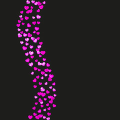 Heart Card. Greeting Poster For Celebration. Wedding Frame. Rose