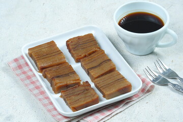 kue lapis engkak ketan- is one of the original Indonesian layer cakes from Lampung and is also...