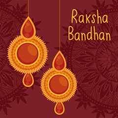 raksha bandhan lettering card
