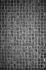 Black and White Mosaic Tiles for use as a Background.