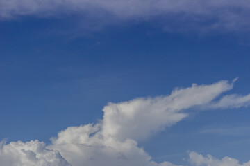 blue sky with clouds