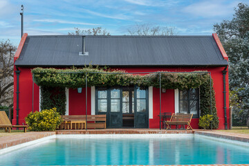 swimming pool in hotel