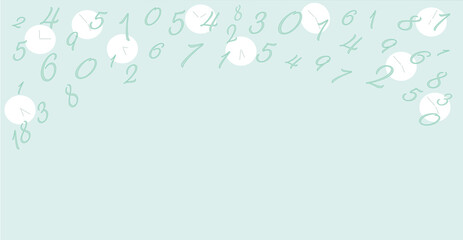 数字羅列デザイン