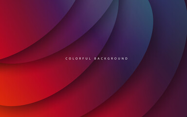 Abstract blue red gradient overlap layer background