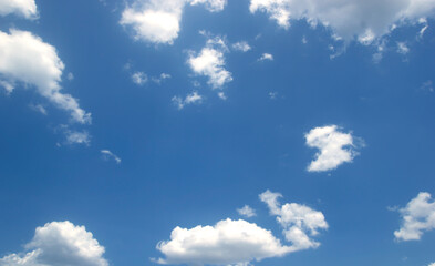 Clouds blue sky