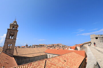 Fototapeta premium view of the town