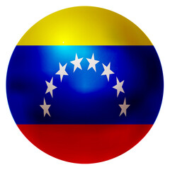 ベネズエラ　 国旗　球　アイコン
