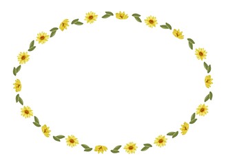 向日葵のフレーム