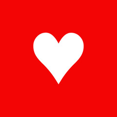 red heart cutout 